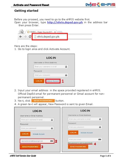 How to Open and Update Your Ehris Account .